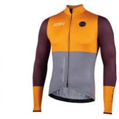 CAMISOLA  de manga comprida Nalini Warm Fit - Laranja cinza