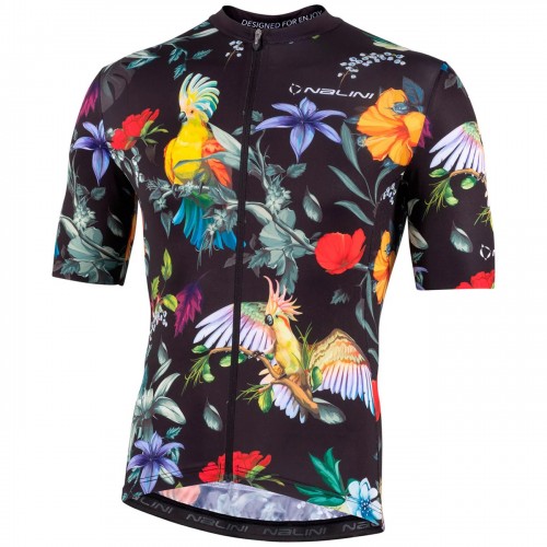 Camisola NALINI manga curta engraçada Jungle preta