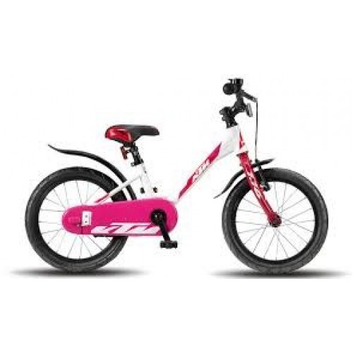 BICICLETA KTM1.16 MENINA BRANCO/ROSA