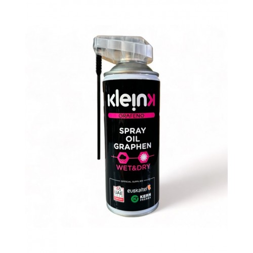 Spray Lubrificante KLEIN Óleo Grafeno Wet & Dry, 400ml